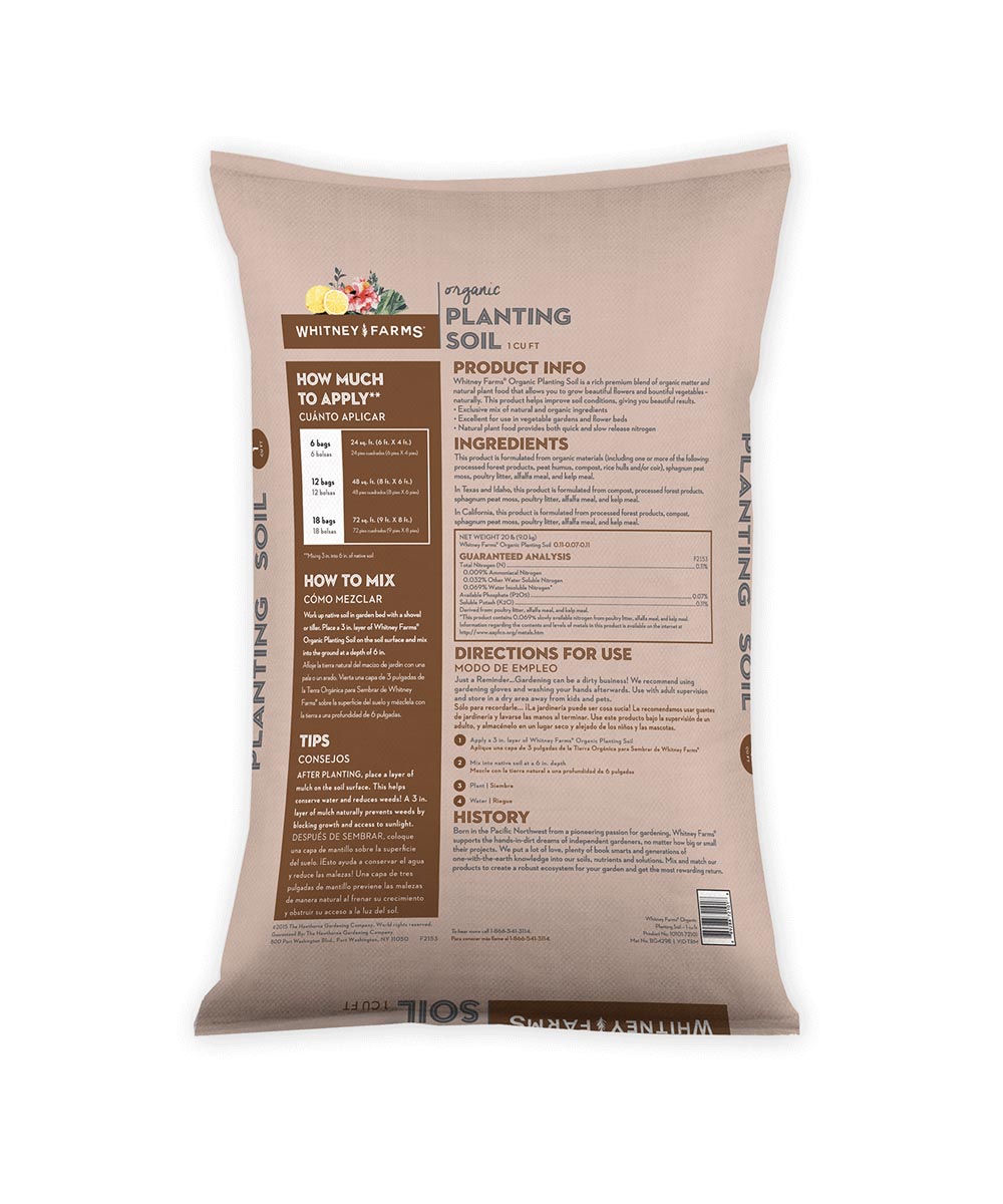 10101-72101 Planting Soil Bag, 1 cu-ft Coverage Area Bag